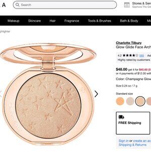 Charlotte tilbury Glow guide highlighter - Champagne Glow